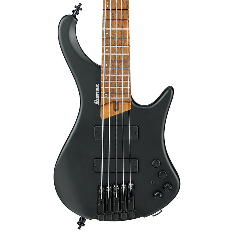 Ibanez EHB1005-BKF Ergonomic Headless 5-String Bass Black | Reverb