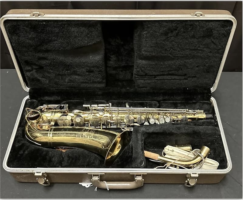 Buescher Aristocrat Alto Saxophone w/ Original Case & Selmer Paris S80 Mouthpiece image 1