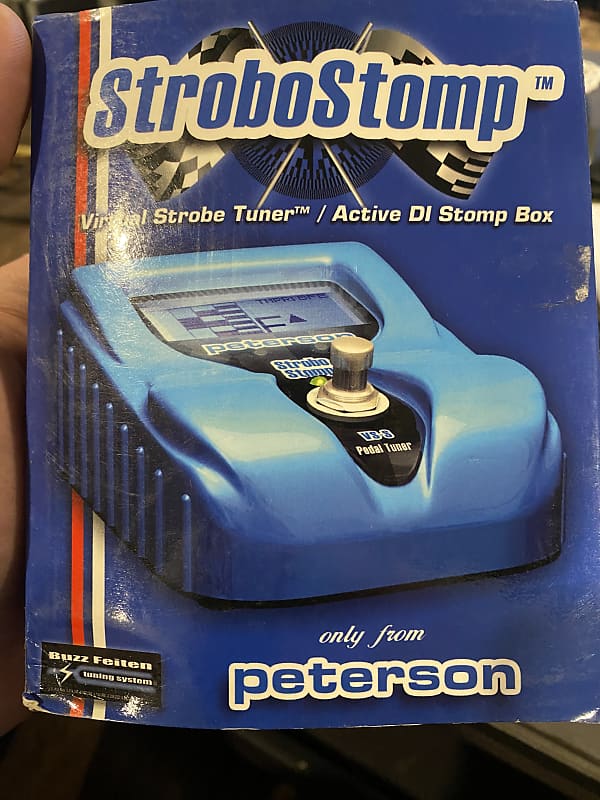 Peterson VS-S StroboStomp Pedal Tuner 2000s - Blue image 1