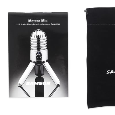 Samson Meteor Mic USB Condenser Podcasting Podcast Recording Desktop Microphone image 7
