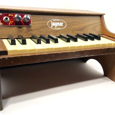 Vintage Jaymar circuitbent modified toy piano schoenhut The Classic 1970s Brown image 3
