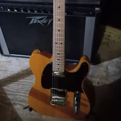 Squier Affinity Telecaster Fender Electric Guitar Butterscotch Natural 2020 image 3