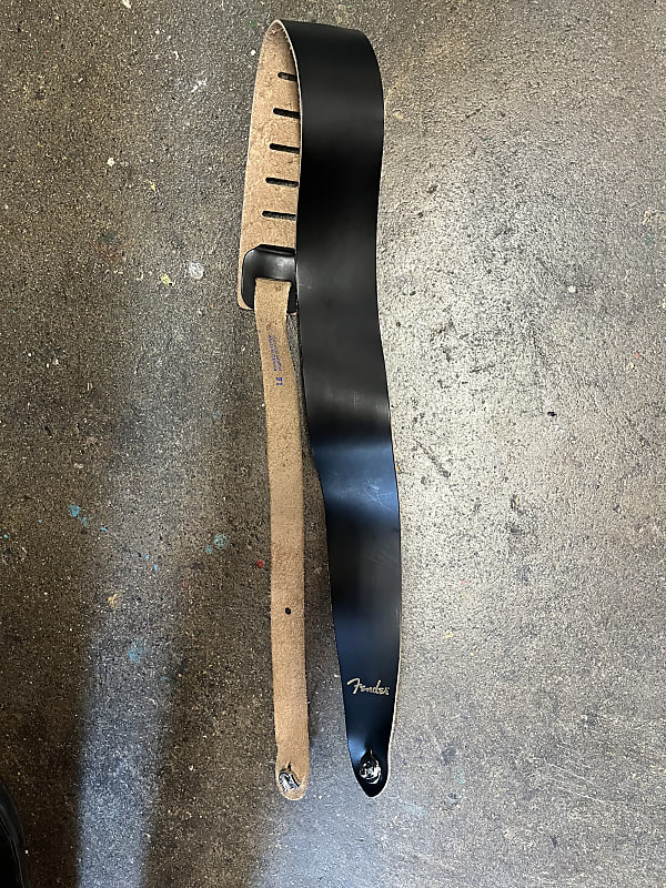 Fender Suede Leather Guitar Strap Reverb