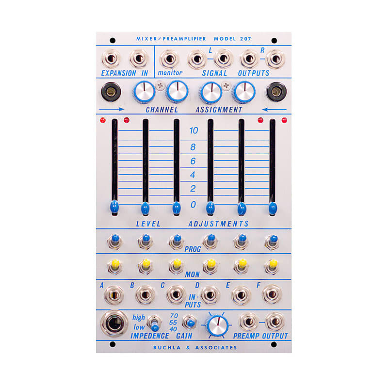 Buchla 207 Classic Reissue  Mixer/Preamplifier image 1