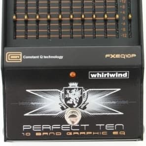 Whirlwind Perfect Ten - 10 Band Graphic EQ Equalizer Pedal
