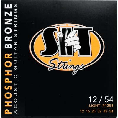 6 Sets! SIT Strings P1254 Light Phosphor Bronze Acoustic .012-.054 image 2