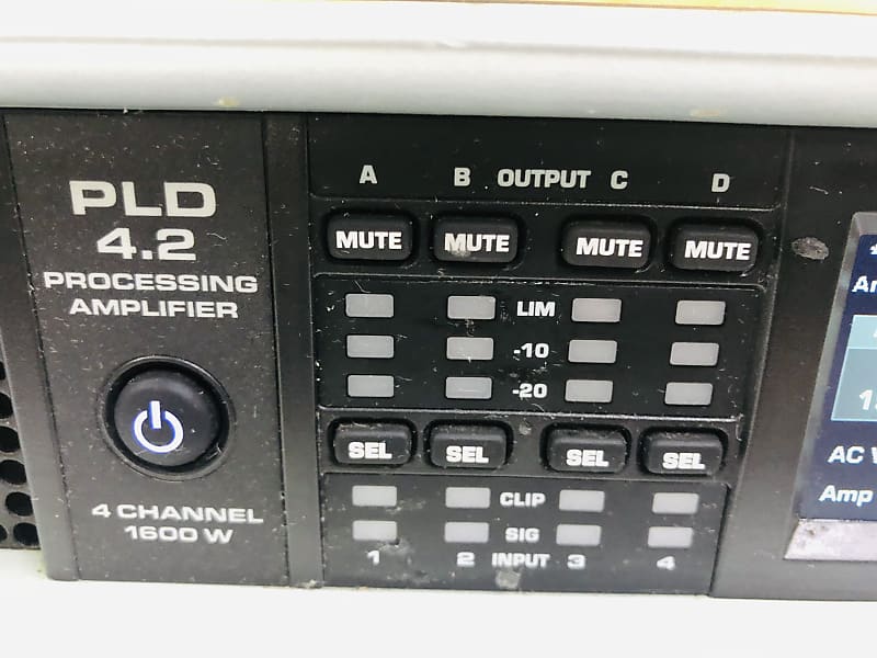 QSC PLD 4.2 プロセッサーアンプ 1600W QSC PLD4.2 Power Amplifier with DSP | Sweetwater