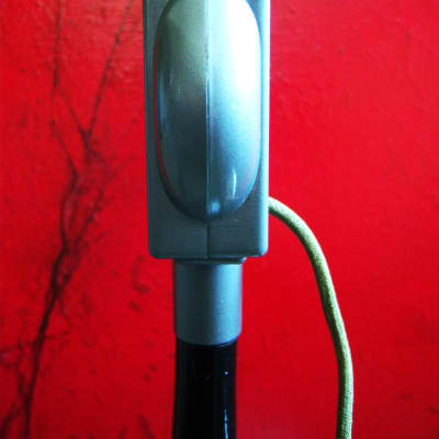 Vintage RARE 1940's Electro-Voice Model 75 carbon Microphone w period Astatic E6G desk stand image 8