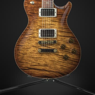 2018 PRS McCarty Singlecut 594 Wood Library Copperhead Smoked Burst One Piece Private Stock FM Top image 1