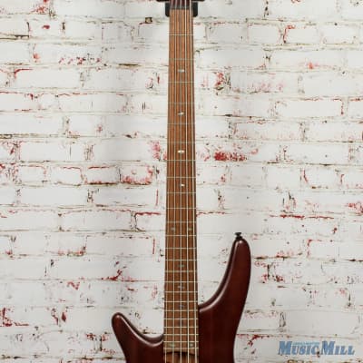 Ibanez SR Standard 5-String Electric Bass - LH, Brown Mahogany image 3