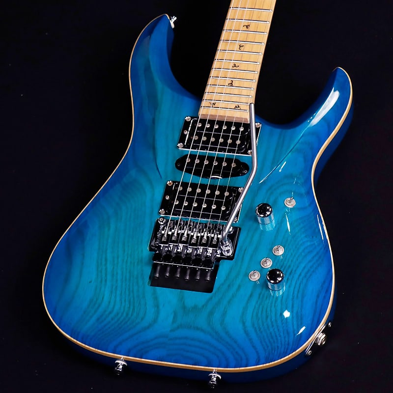 G LIFE GUITARS DSG PREMIUM ASH Royal Blue Turquoise (S/N:0121) (08/07)