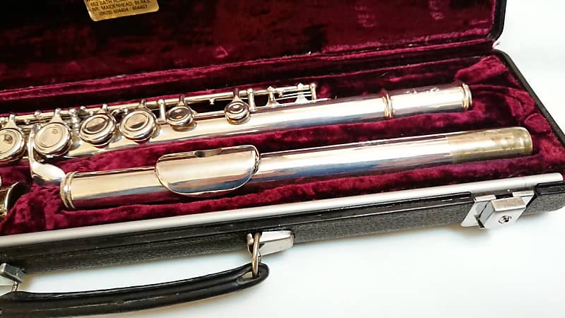 Buffet Crampon 228 Flute Silver Plated Model 861 Cooper Scale & Original  Case