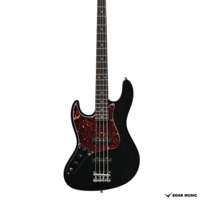 Bacchus Left Handed Bass WL4-STD-LH/R BLK for sale