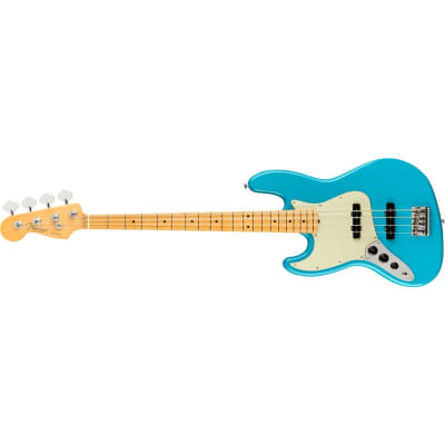 Fender American Professional II Jazz Bass, Maple Fingerboard, Miami Blue, Left Handed image 2