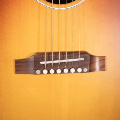 Gibson J-45 Studio Rosewood Acoustic/Electric Guitar - Satin Rosewood Burst with Hardshell Case image 11