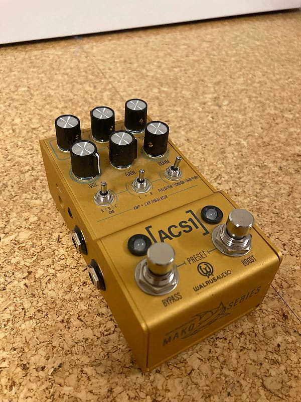 Walrus Audio Mako ACS1 Amp + Cab Simulator 2021 - 2024 - Gold image 1