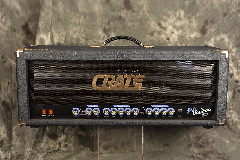 Crate Blue Voodoo Amplifier Head 60 Tube Watts Made in USA w Reverb