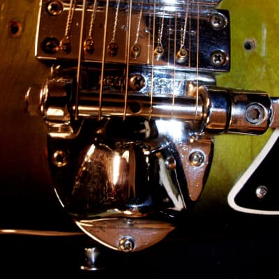 Burns DOUBLE SIX 1964 Green Sunburst. Maybe the RAREST BURNS GUITAR. With Tremolo System. Incredible image 11