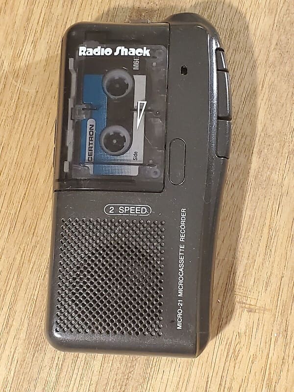 Radio Shack Micro21 Microcassette Recorder 2Speed Tested Reverb