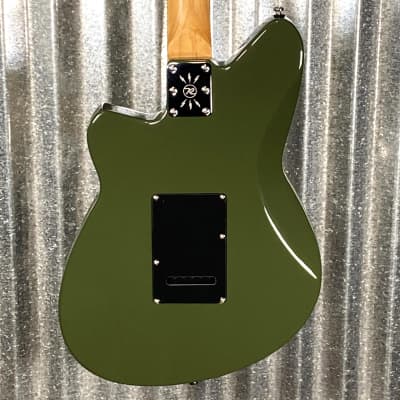 Reverend Jetstream HB Army Green Guitar #61124 image 9