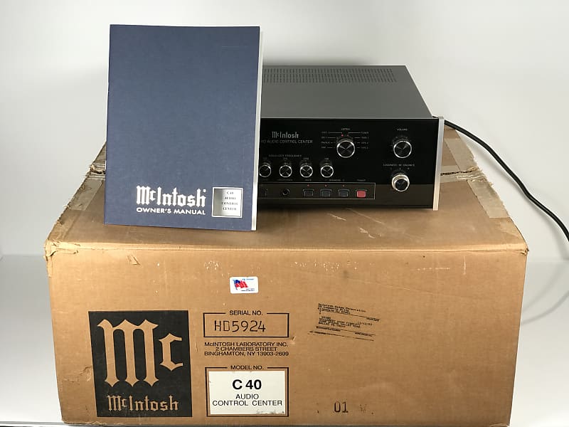McIntosh C40 Audio Control Center | Reverb Canada