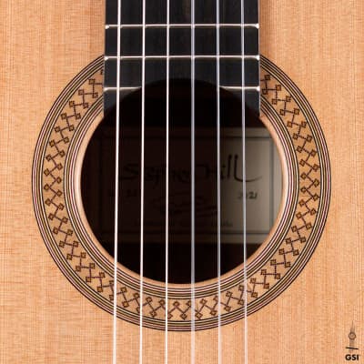 Stephen Hill 2021 Classical Guitar Cedar/Exotic Ebony image 7