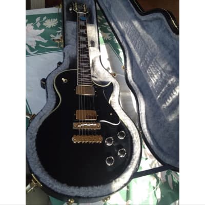 Ibanez Custom les Paul solid body electric guitar 1977 Black beauty made in Japan image 16