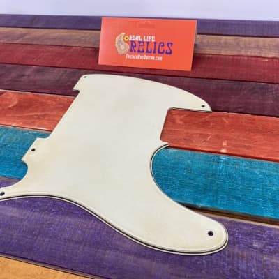 Real Life Relics Aged Mint Green Esquire Telecaster® Pickguard 3 Ply 5 Hole image 2