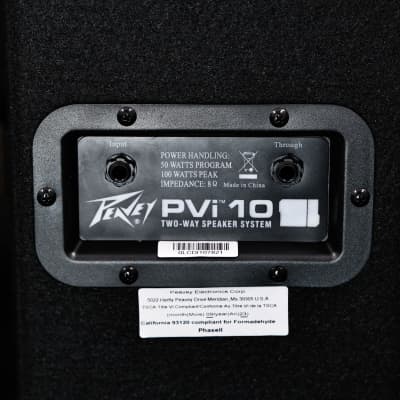 Peavey PVi 10 1 X 10'' 50W 2-Way Passive Monitor Speaker PAIR image 6