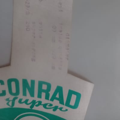 Conrad 20" better drum head Original Vintage 70s-80s 70s-80s - Vintage White image 3