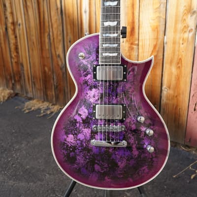 ESP ORIGINAL ECLIPSE CUSTOM Purple Peel 6-String Electric Guitar w/ Case (2024) image 6