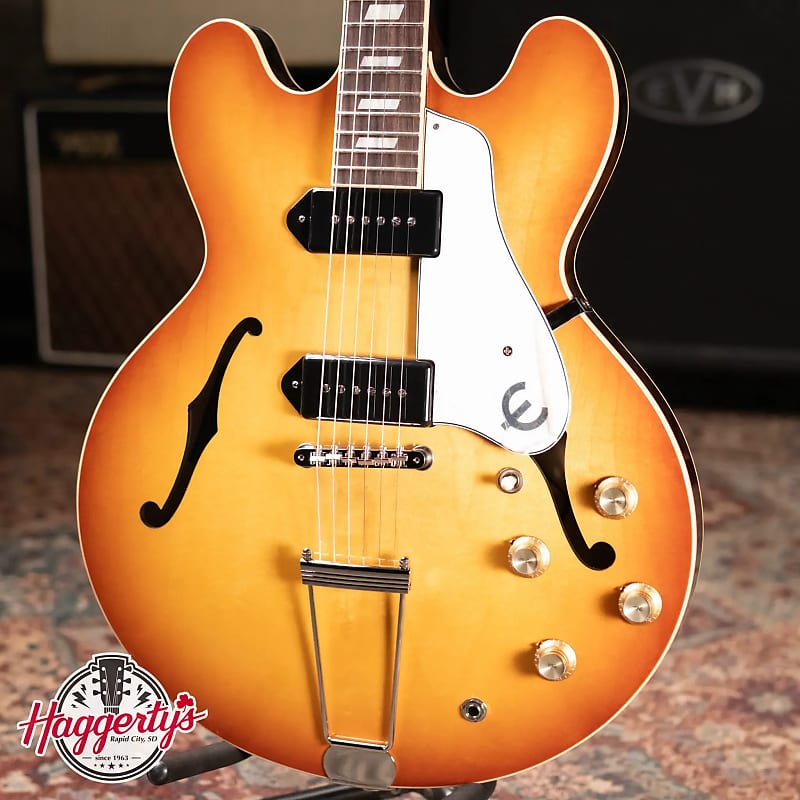 Epiphone USA Casino Hollow Body Electric Guitar - Royal Tan with Epiphone Hard Case - Floor Model image 1