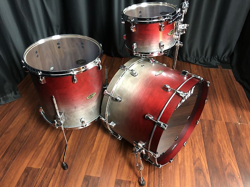 TAMA❅॰ॱ　0716 Tama drums sets Starclassic Walnut Birch Satin Burgundy Fade