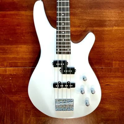 Atkins AIB2 4-String Electric Bass Guitar 2023 Arctic White image 1