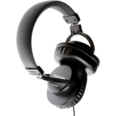 TASCAM TH-200X Studio Headphones Black image 1