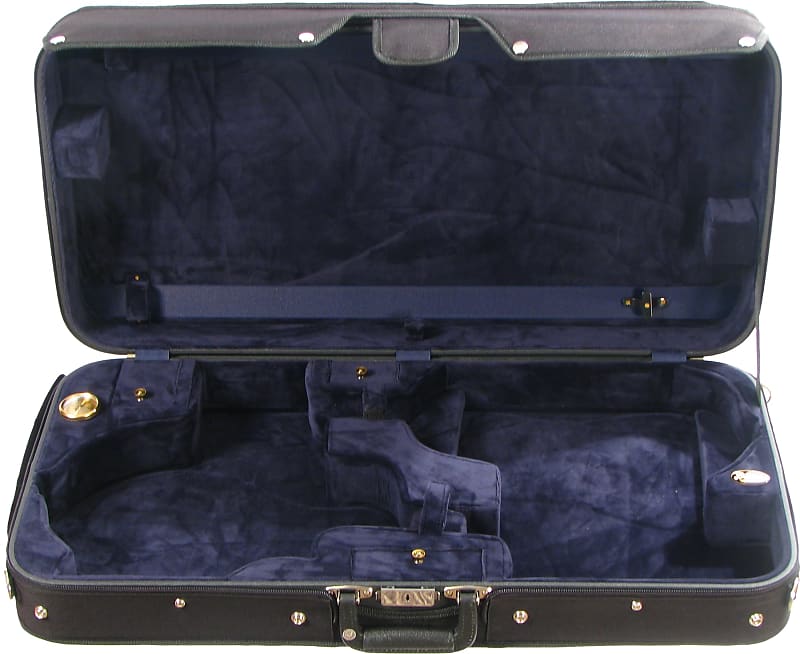 Bobelock Mandolin/Violin Combo Case 1022 Black Ext/Blue Reverb
