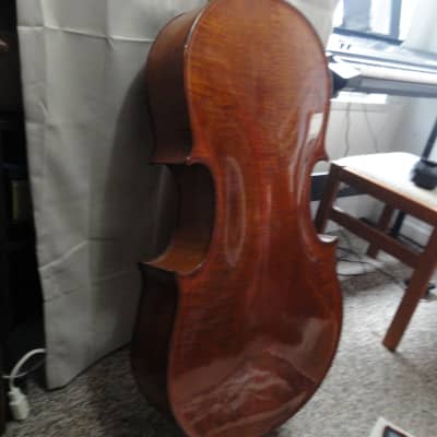 Abraham Prescott (?) New England Church Bass c. 1840 Cello image 9
