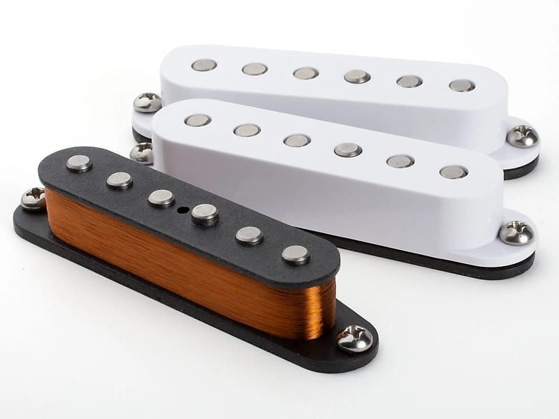 Lindy Fralin Woodstock 69 フロント ピックアップ Lindy Fralin Woodstock '69 STRAT Pickup Set- Bass Plate/FREE