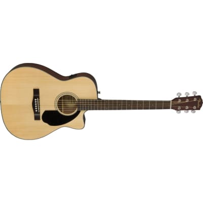 Fender CC-60SCE Concert Cutaway Acoustic Guitar, with 2-Year Warranty, Natural image 3