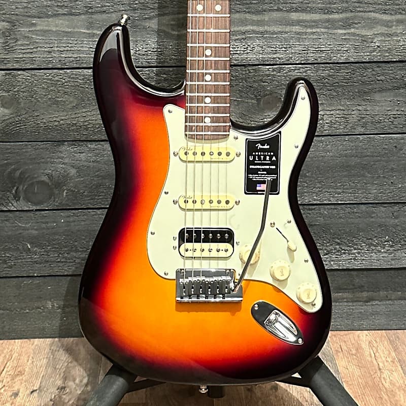 Fender American Ultra Stratocaster HSS USA Electric Guitar 2024 - Ultra burst image 1