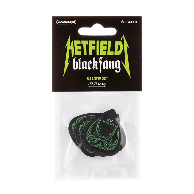 Dunlop PH112P.73 Hetfield's Black Fang Picks 6 Picks image 1