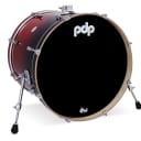 Pdp Red To Blk Fade   Chrm Hw 18 X22 Pdcm1822 Kkrb