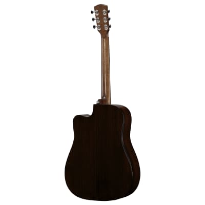 Alvarez MD70ce Custom Masterworks Dreadnought Guitar Acoustic Electric, Armrest with Cutaway 2024 - Natural Gloss image 8