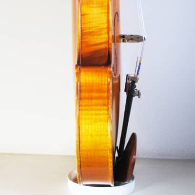 Old used Czech viola 16" 100 years old VIDEO Stradivarius copy 1713 immediately playing condition image 10