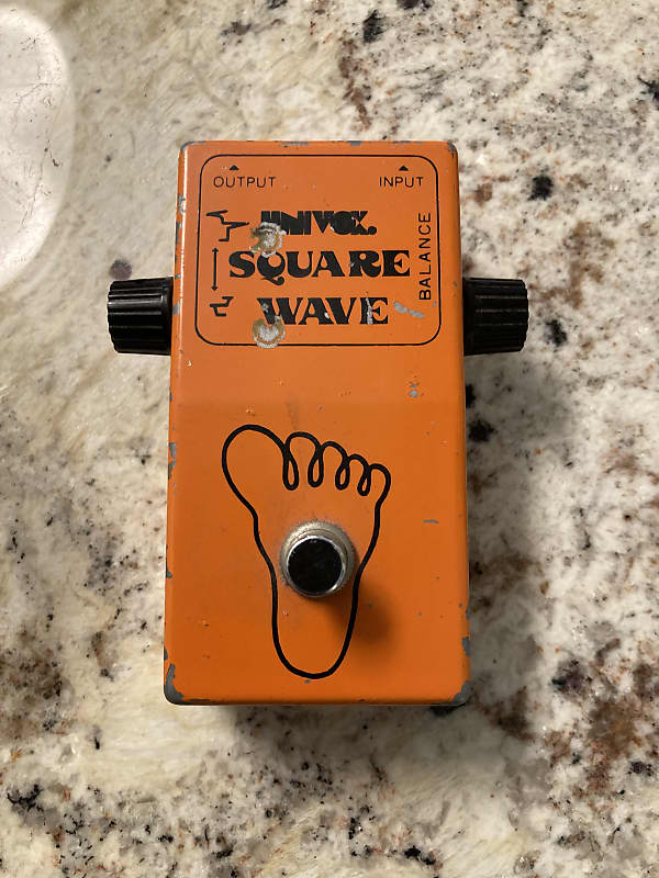 Univox Square Wave 70s Orange Electric guitar Fuzz pedal