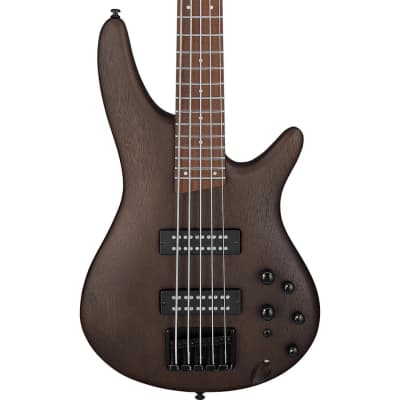 Ibanez BTB 555 5 String Premium Bass Satin Walnut Bartolini