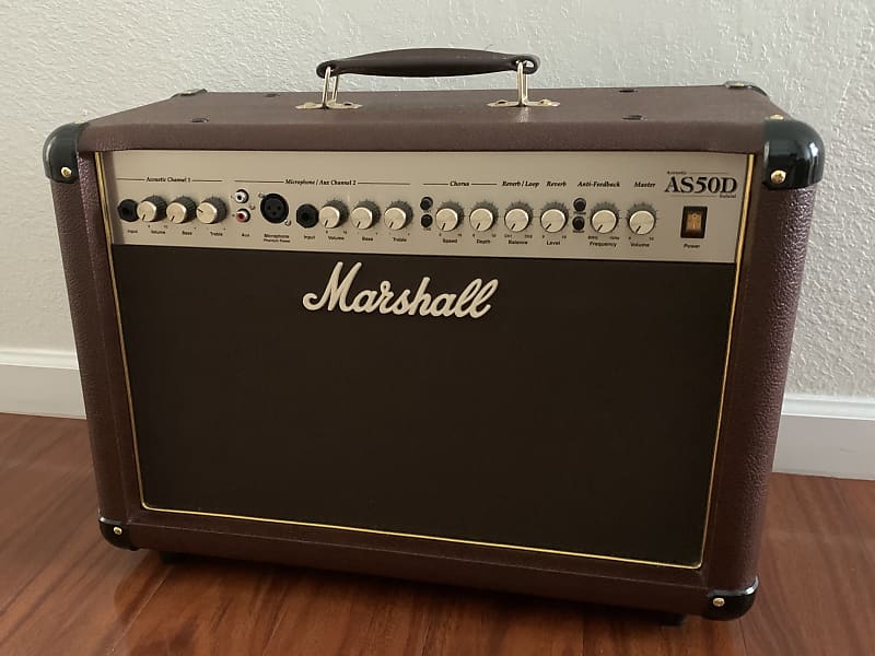 Marshall AS50D 2-Channel 50-Watt 2x8" Acoustic Guitar Combo Amp image 1