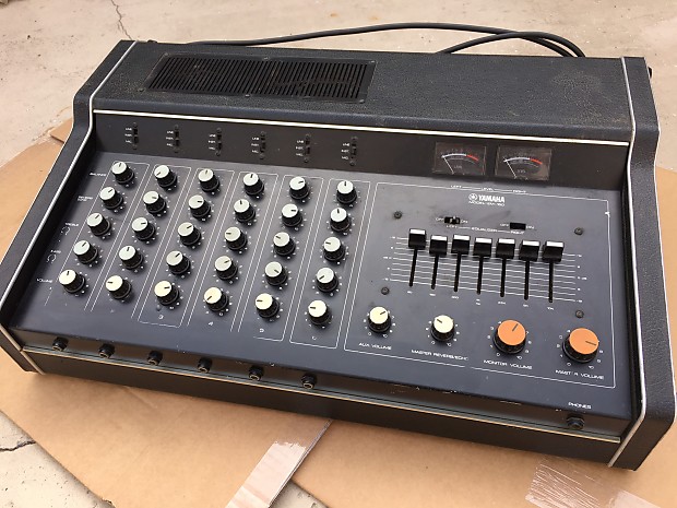 Yamaha EM-150 6 Channel Vintage Powered Mixer 70s | Reverb