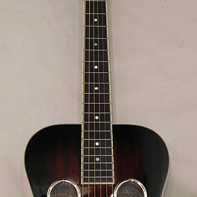 Recording King RR-36S-VS Maxwell Square Neck Resonator Guitar Vintage Sunburst image 4