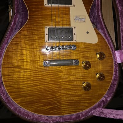 Gibson Custom Shop Historic 59 Les Paul Standard 2018 Honey Lemon Vos Lightly Aged 2018 - Honey Lemon image 1